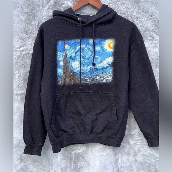 Justhoods Van Gogh sweatshirt. Good condition Size Medium - Picture 1 of 5